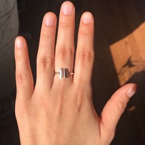 Silver Bar Ring